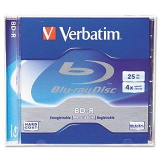 Verbatim BD R DVD Disc 25GB 4x Jewel Case White Wide Power