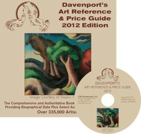 2012 Davenports Art Reference Price Guide CD ROM