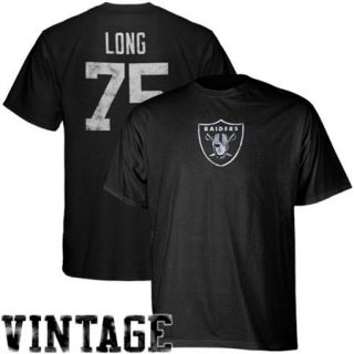 Oakland Raiders Reebok #75 Howie Long Black Retired Vintage T Shirt sz