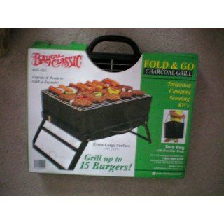 Fold & Go Charcoal Grill    Extra Large Surface 14 x 19