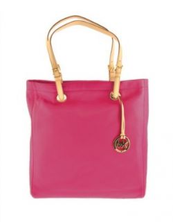 MICHAEL Michael Kors Jet Set Leather Tote LACQUER PINK