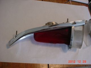 1958 CHRYSLER RIGHT TAIL LIGHT ASSEMBLY W EXTRA BACK UP LENS WITH