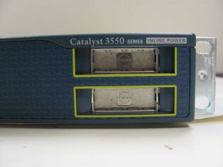 used cisco catalyst 3550 24 pwr switch power over ethernet poe
