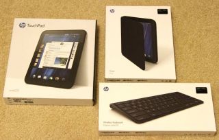 HP Touchpad 32 GB Keyboard Case Bundle All SEALED and Mint