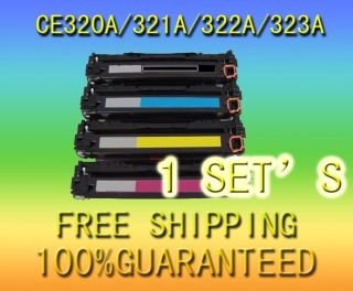 HP CE320A CE321A CE322A CE323A 128A Laserjet Full Color Toner Set
