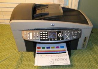 HP Officejet 7310 All in One Color Ink Jet Printer Fax Copier Scanner