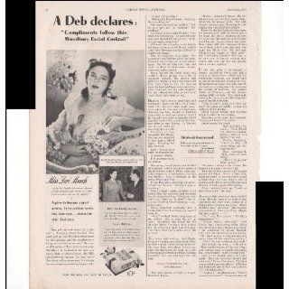 Woodbury Facial Soap Miss Lori March Los Angeles Deb 1941