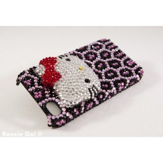 3d Custom Swarovski Hello Kitty Crystal Bling Case Cover
