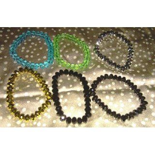 Flexible Bead shiny bracelet/6 colors available