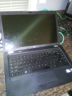HP G56 laptop computer for parts or repair LCD not working 3GB Windows