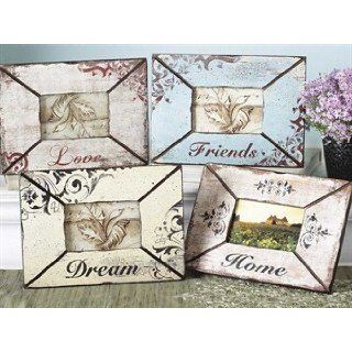 Dream Friends Home Love Themed Distressed Picture Frames