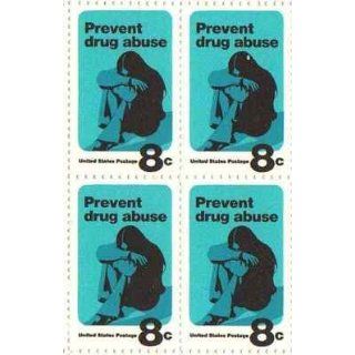 Prevent Drug Abuse Set of 4 x 8 Cent US Postage Stamps NEW