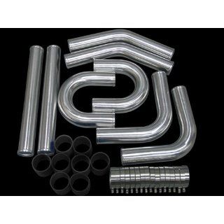OD Universal Aluminum Piping Kit, Mandrel Bent, Polished. : 
