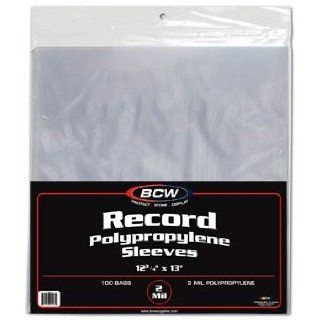 100 PLASTIC OUTER SLEEVES VINYL RECORD LP ALBUM COVERS