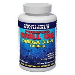 Krill Oil 1000mg   Purified, Cold Pressed, Double Potency