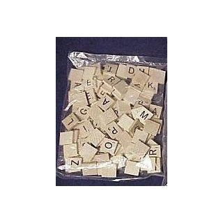 Scrabble Tiles (100 Letters Tiles): Toys & Games
