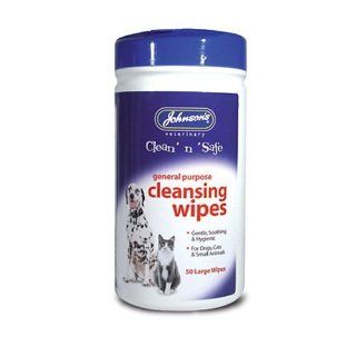 Johnsons Clean N Safe Cleansing Wipes For Cats, Dogs