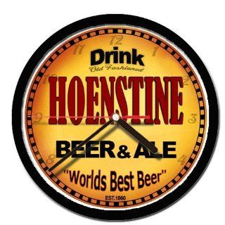 HOENSTINE beer and ale cerveza wall clock 