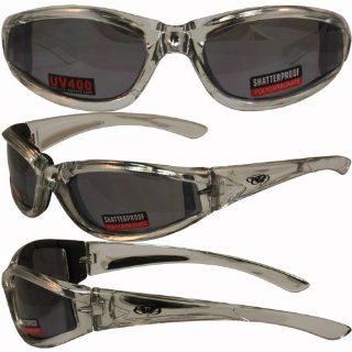 Flashpoint Chrome and Silver Frame Motorcycle Glasses Flash Mirror