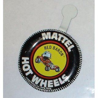 Vintage 1967 Mattel Hot Wheels Badge : RED Baron