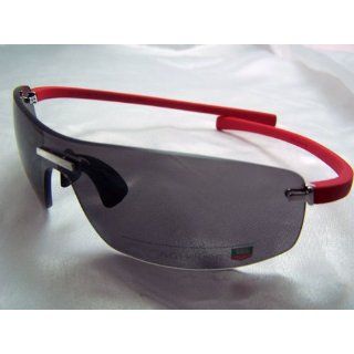 TAG HEUER 5101, TH5101 103 RIMLESS CURVE RED RUBBER GRAY