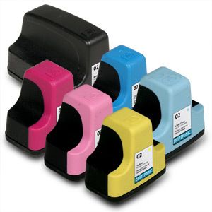 HP 02 Printer Ink Cartridges Set for Photosmart C7280