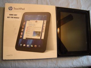 HP Touchpad 32GB Tablet WiFi 10 Black WiFi HP WEBOS305 Good Cond