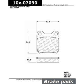 Centric Parts 104.07090 Disc Brake Pads :  : Automotive