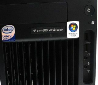 HP Compaq XW4600 Workstation 2 4 GHz Core 2 Quad 8 GB PC2 6400 CD RW