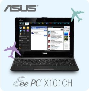 ASUS X101CH EU17 BK 10.1 Inch Netbook (Matte Black