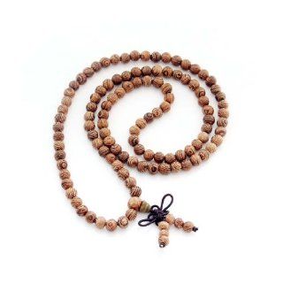108 6mm Wood Beads Buddhist Prayer Meditation Mala