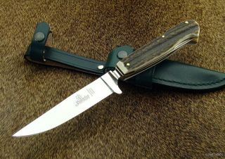 Hubertus Knife Stag Hunting German Classic Nicker RARE Piece Hobo