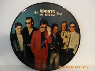 Huey Lewis and The News 84 Sports Tour Chrysalis Picture Disc