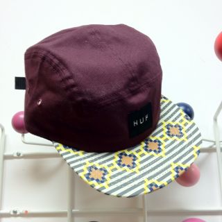 HUF Native Duck Volley Burgundy Cap Five Panel 5 Panel Hat Supreme DQM