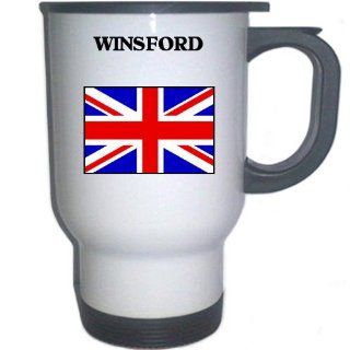 UK/England   WINSFORD White Stainless Steel Mug