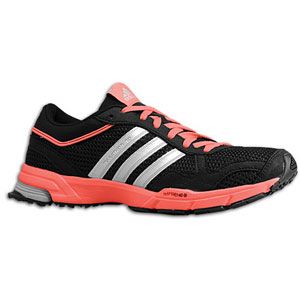 adidas Marathon 10   Womens   Running   Shoes   Black/Metallic Silver