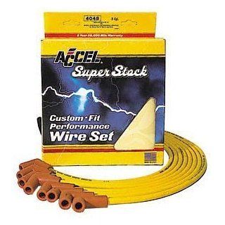 ACCEL 4041 8mm Super Stock Copper Universal Wire Set   Yellow  