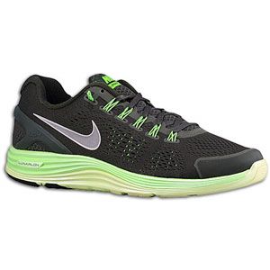 Nike LunarGlide+ 4   Mens   Sequoia/Reflective Silver/Electric Green