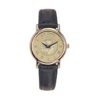 Stony Brook University   Ladies 18K Gold 7M Watch Black Watches