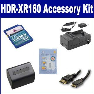 Sony HDR XR160 Camcorder Accessory Kit includes SDM 109