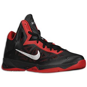 Nike Zoom Hyperchaos   Mens   Basketball   Shoes   Black/Gym Red