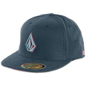 Volcom 2Stone 210 Fitted Cap   Mens   Casual   Clothing   Teal Smoke