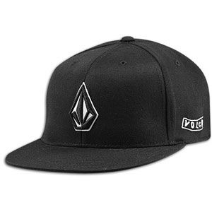 Volcom 2Stone 210 Fitted Cap   Mens   Casual   Clothing   Black