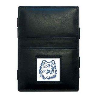 UCONN Leather Jacobs Ladder Leather Wallet: Sports