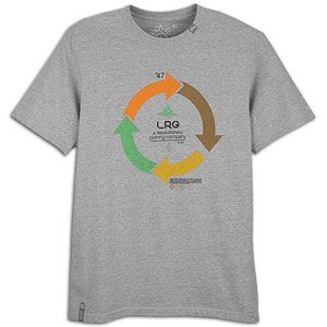 LRG Circle Of Life S/S T Shirt   Mens   Casual   Clothing   Ash