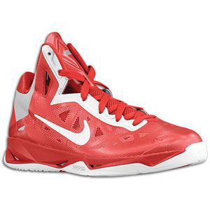 Nike Zoom Hyperchaos   Mens   Basketball   Shoes   Gym Red/White