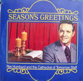 Rex Humbards Christmas Album Volume 2 LP Record