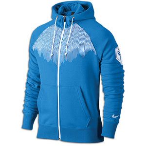 Nike Kobe Striker F/Z Fleece Hoodie   Mens   Light Photo Blue/White