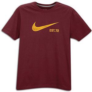 Nike Swoosh Fill S/S T Shirt   Mens   Casual   Clothing   Team Red