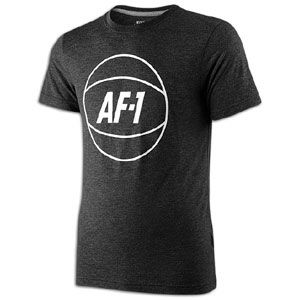 Nike Air Force 1 Ball Crew T Shirt   Mens   Casual   Clothing   Black